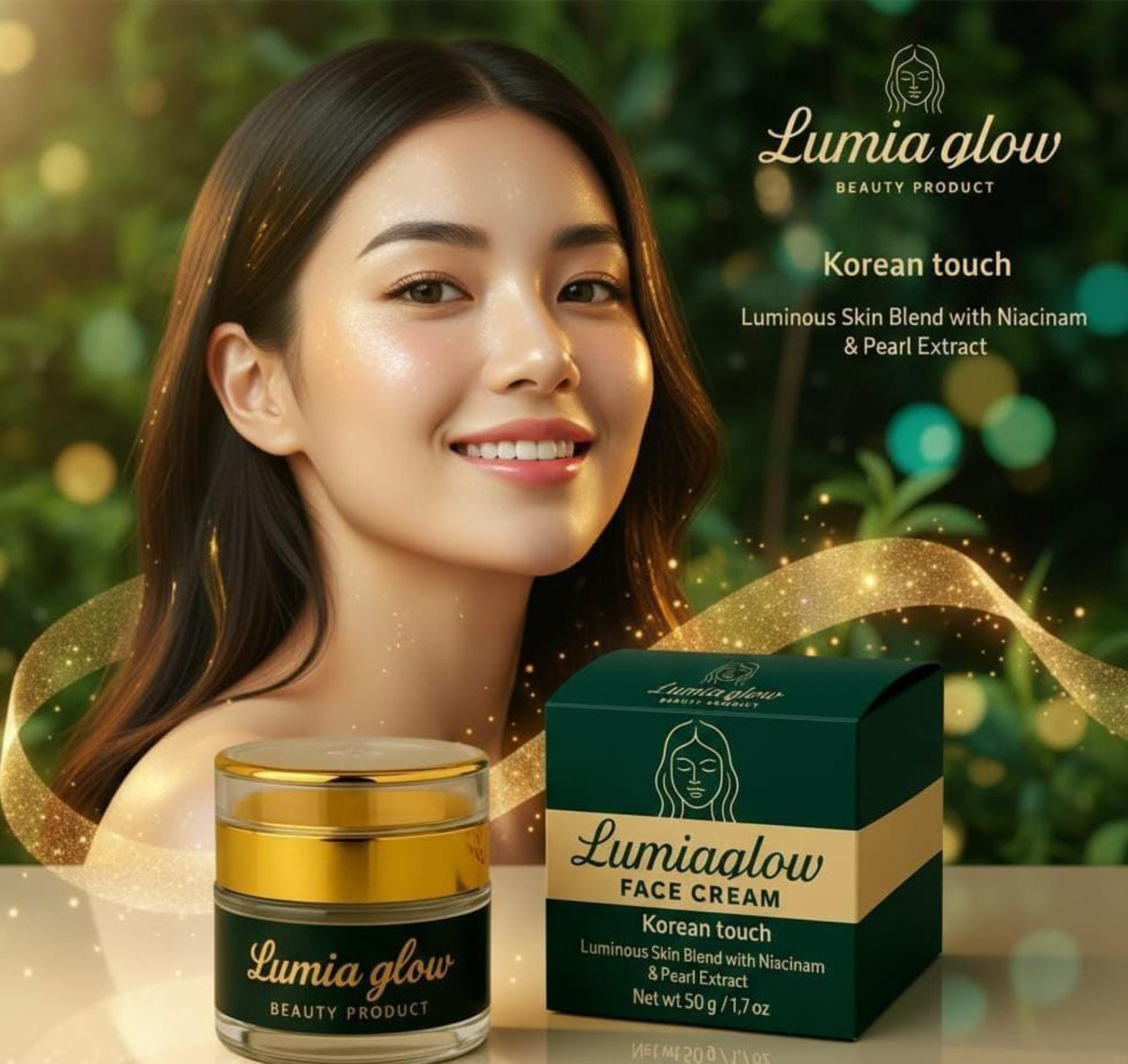 Lumia Glow Face Cream - Brightening, Hydrating,Fades Dark Spots & Refines Pores For Radiance Skin